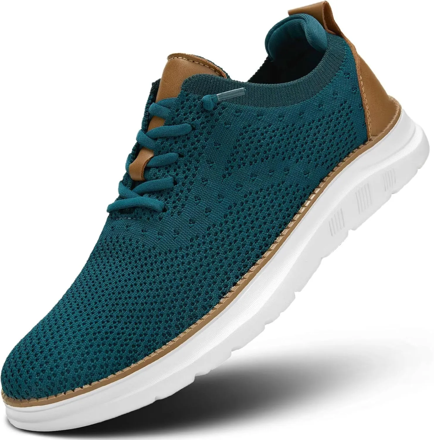 Men's Mesh Sneakers Oxfords Lace-Up Lightweight Casual Walking Shoes Driving Shoes