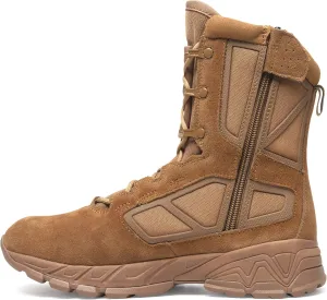 Men's Military Tactical Work Boots Lightweight Side Zipper Army Combat Hiking Boots