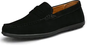 Men’s Moccasins Loafers Casual Leather Slip-On Driving Shoes Dress Comfortable & Light-Weight