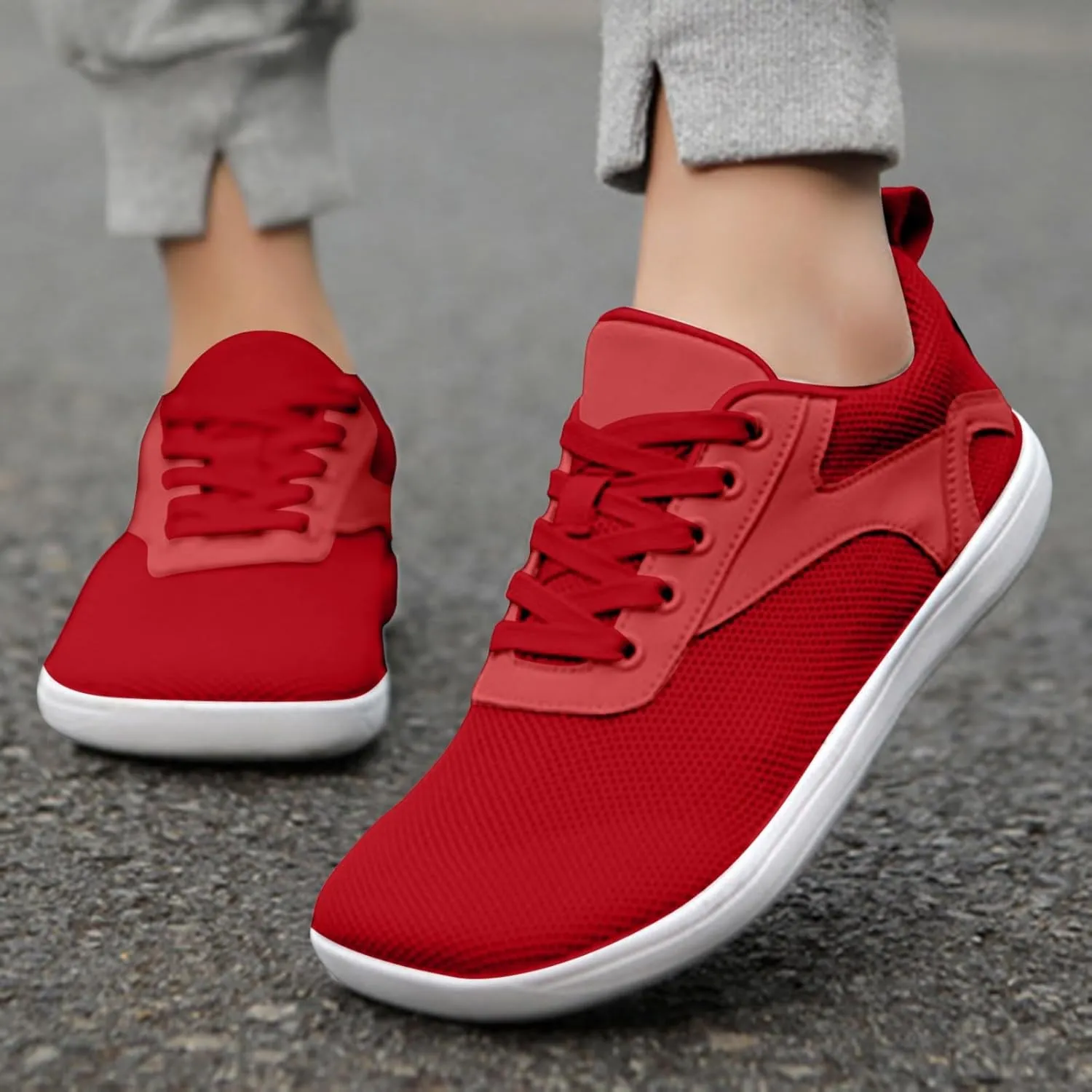 Men's Orthopedic Comfortable Slip-On Shoes Casual Sneaker Mesh Breathable Walking Shoe Memory Foam Hiking Shoes