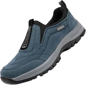Mens Orthopedic Walking Shoes Outdoor Casual Arch Support Comfortable Waterproof Hiking Shoes for Men Breathable Fashion Sneakers for Outdoor Running