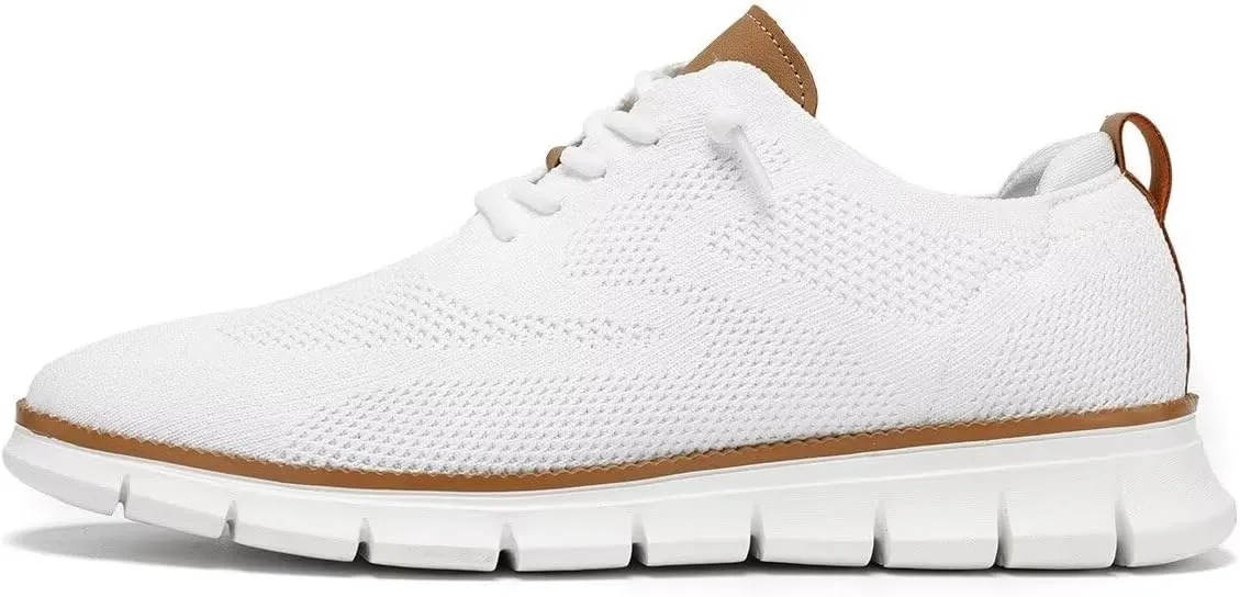 Men's Oxfords Business Shoes Fashion Mesh Casual Dress Walking Sneakers Comfortable Lightweight Soft Sole