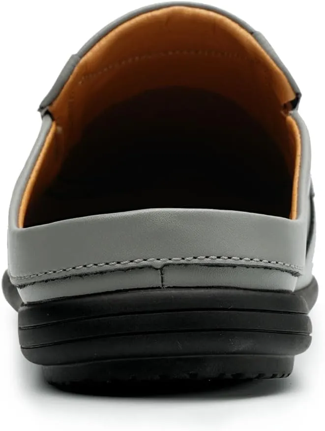 Men’s Slip-On Loafers Handmade Leather Slippers Breathable Comfortable Soft Hand Stitched no-heel Casual Shoes For Men