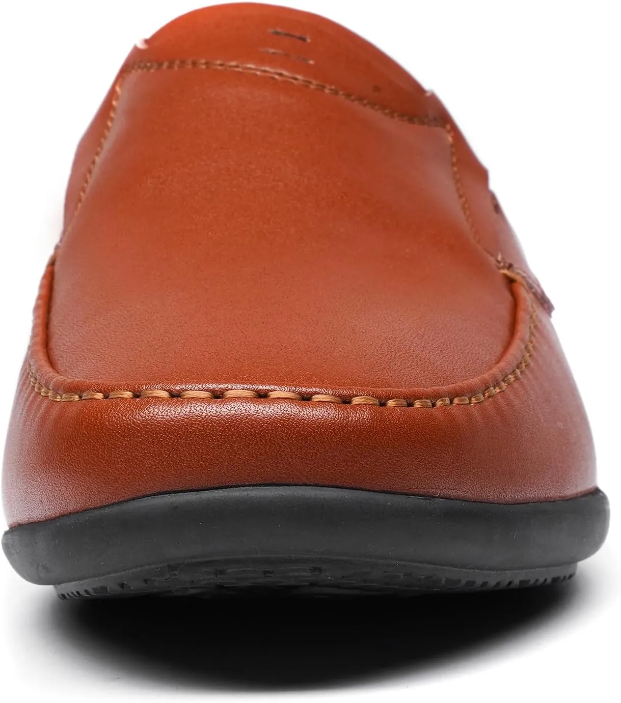 Men’s Slip-On Loafers Handmade Leather Slippers Breathable Comfortable Soft Hand Stitched no-heel Casual Shoes For Men