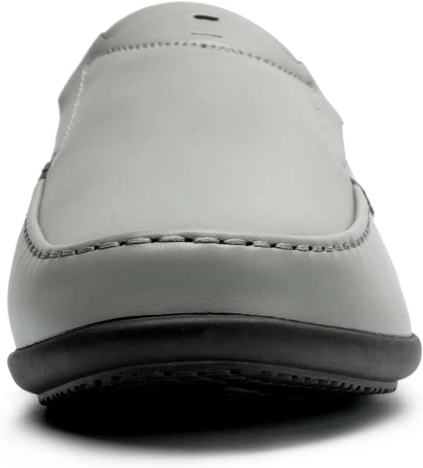 Men’s Slip-On Loafers Handmade Leather Slippers Breathable Comfortable Soft Hand Stitched no-heel Casual Shoes For Men