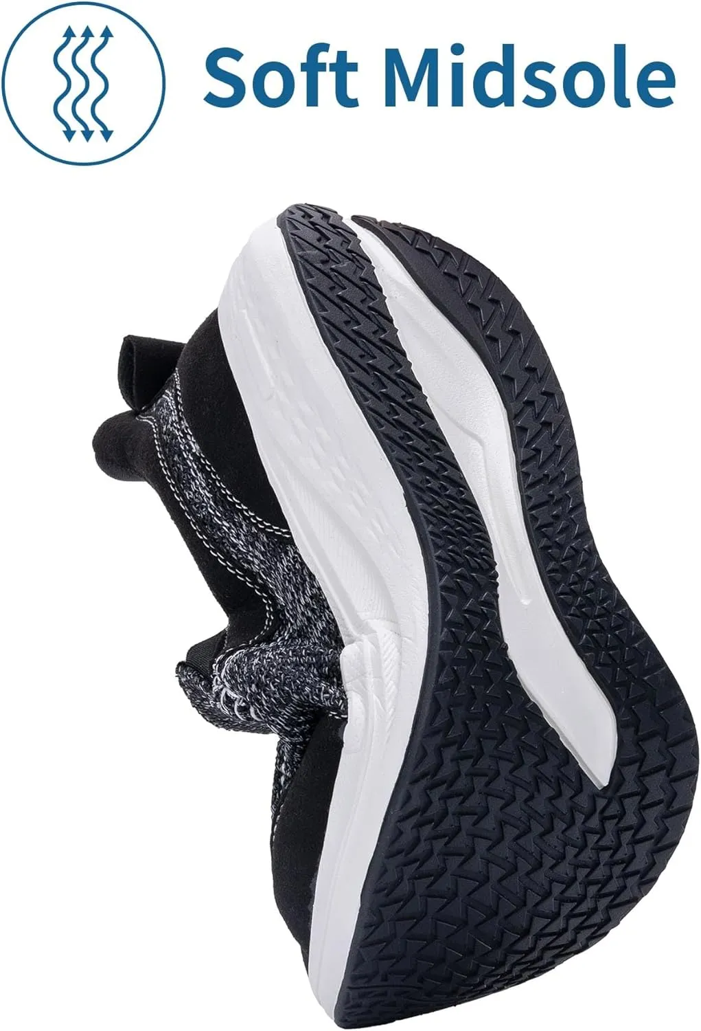 Mens Slip On Shoes Casual Comfortable Loafers Arch Support Sneakers Lightweight Platform Canvas Boat Walking Shoes