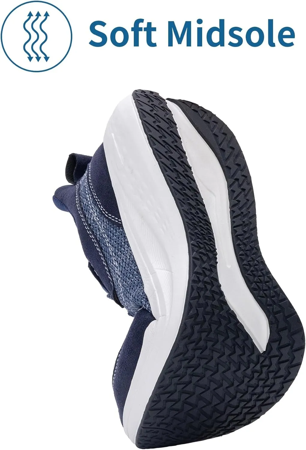 Mens Slip On Shoes Casual Comfortable Loafers Arch Support Sneakers Lightweight Platform Canvas Boat Walking Shoes