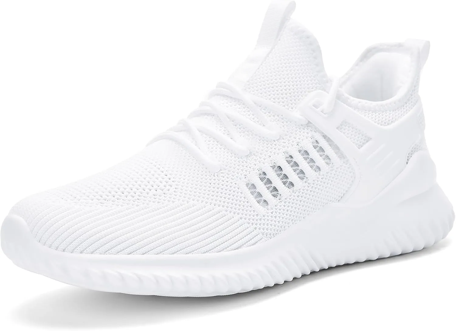 Mens Sneakers Tennis Shoes - Slip on Memory Foam Walking Shoes for Athletic Running Workout Gym Jogging Indoor Outdoor Lightweight Breathable Casual Sneakers