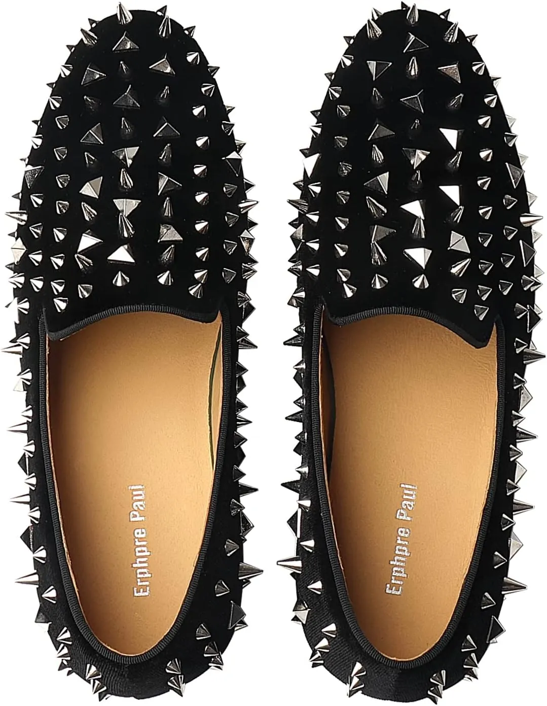 Men's Studded Loafers Spikes Rivets Luxury Dress Wedding Party Prom Shoes