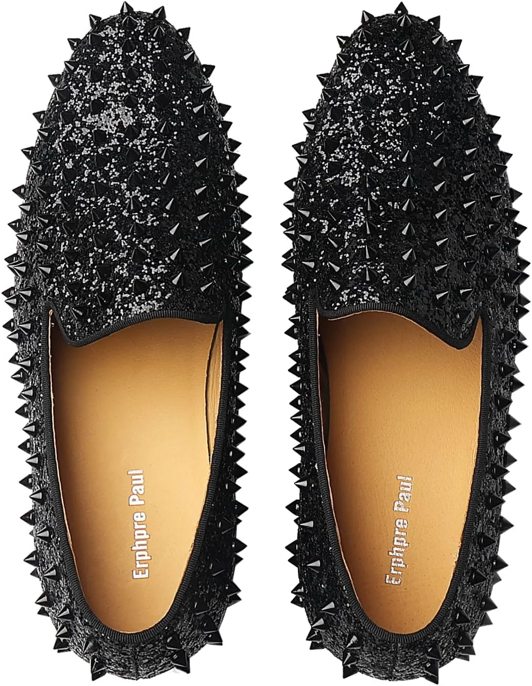 Men's Studded Loafers Spikes Rivets Luxury Dress Wedding Party Prom Shoes