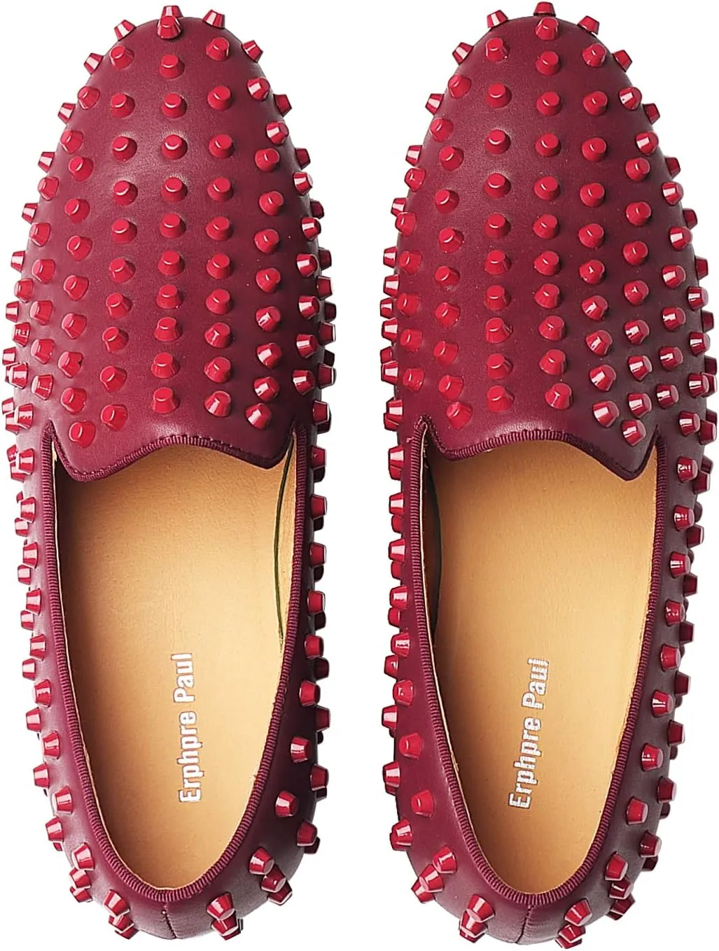 Men's Studded Loafers Spikes Rivets Luxury Dress Wedding Party Prom Shoes