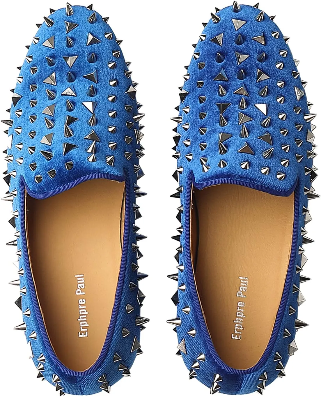 Men's Studded Loafers Spikes Rivets Luxury Dress Wedding Party Prom Shoes