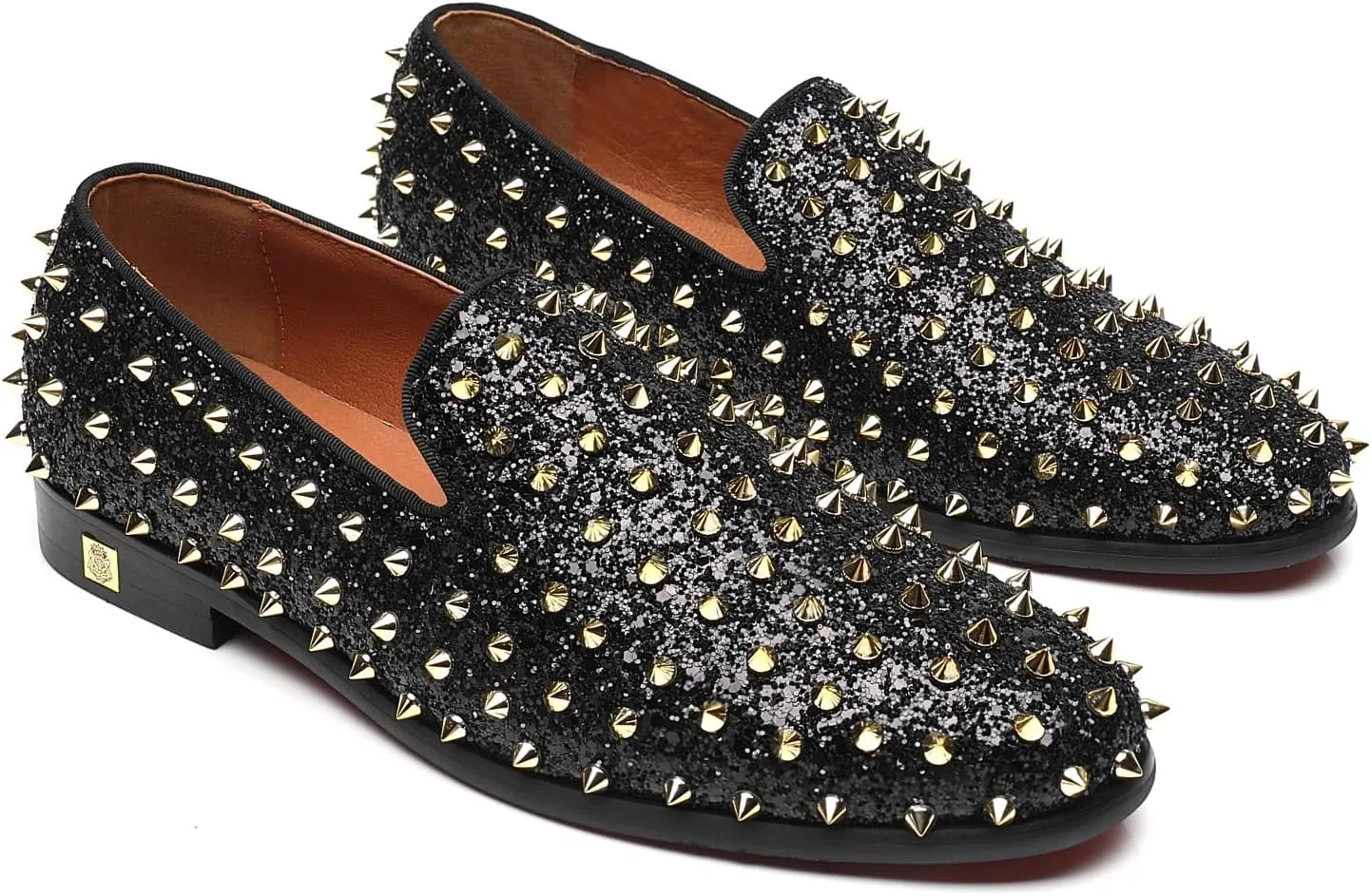 Men's Studded Loafers Spikes Rivets Luxury Dress Wedding Party Prom Shoes