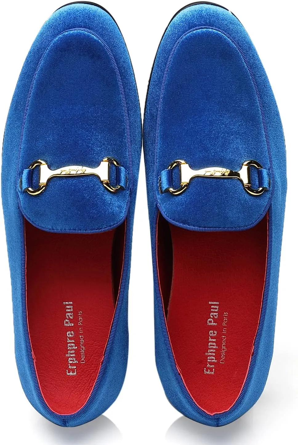 Men's Velvet Loafers Wedding Party Prom Homecoming Shoes