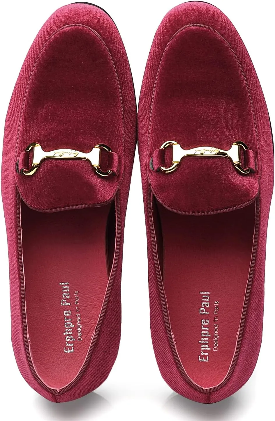 Men's Velvet Loafers Wedding Party Prom Homecoming Shoes