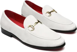 Men's Velvet Loafers Wedding Party Prom Homecoming Shoes