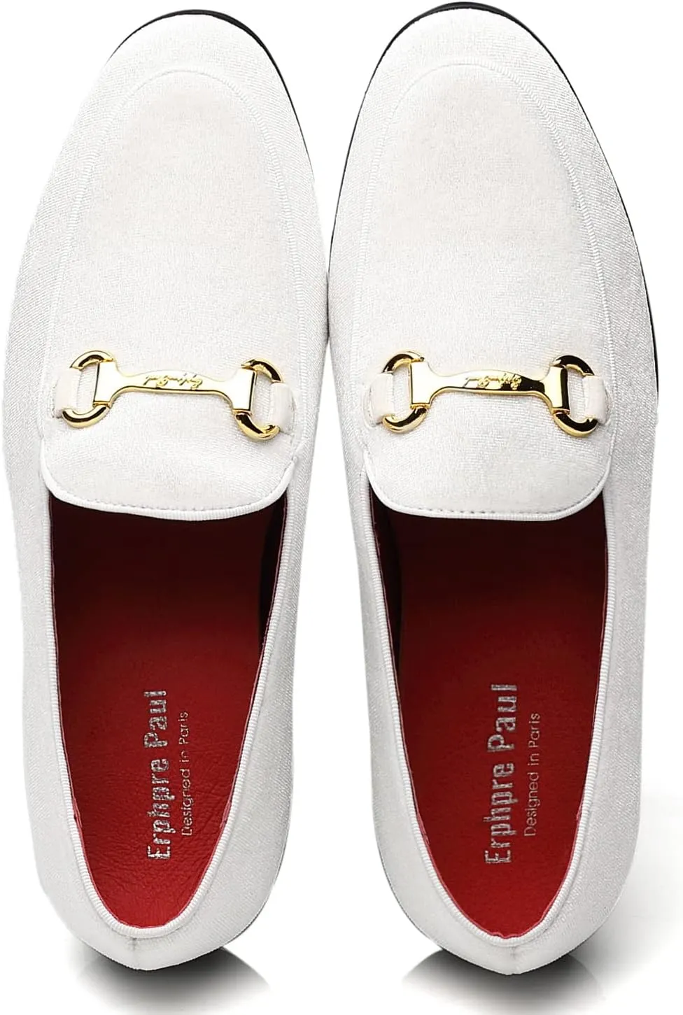 Men's Velvet Loafers Wedding Party Prom Homecoming Shoes