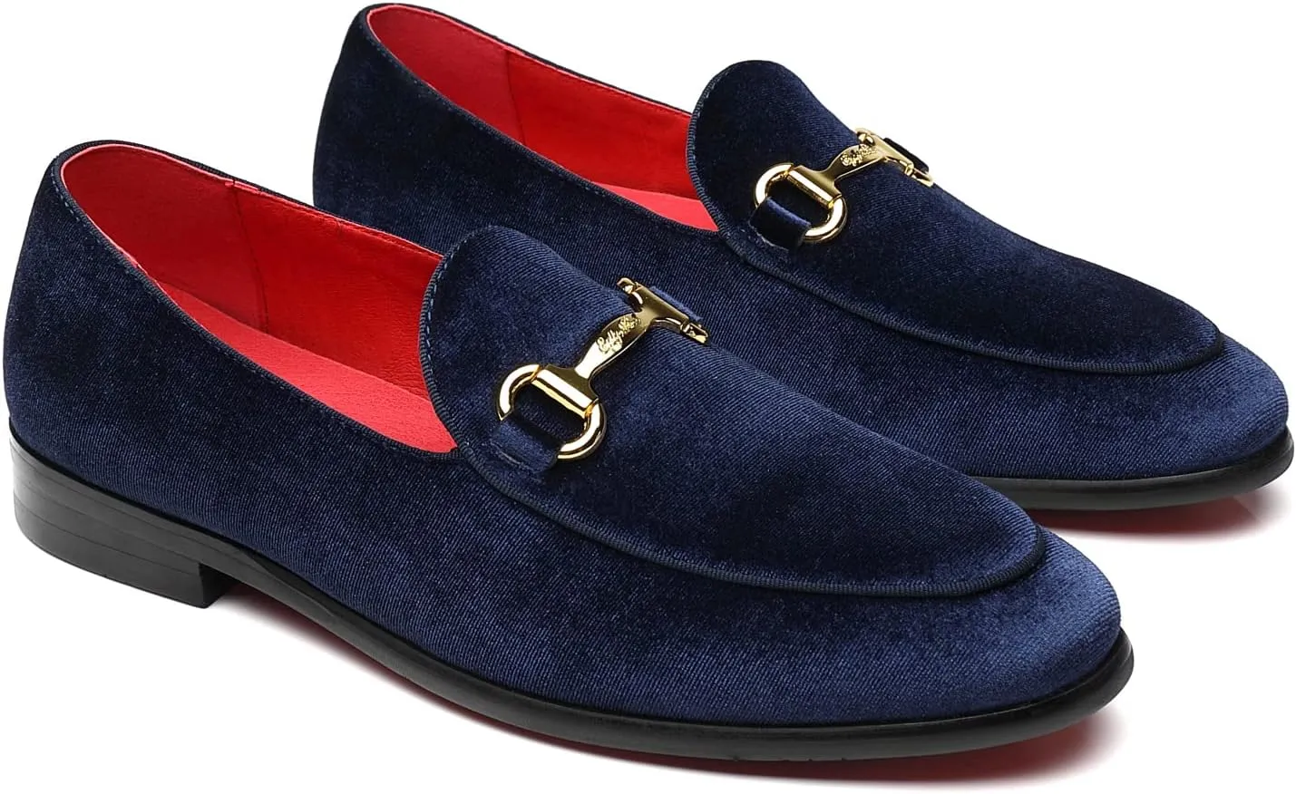 Men's Velvet Loafers Wedding Party Prom Homecoming Shoes