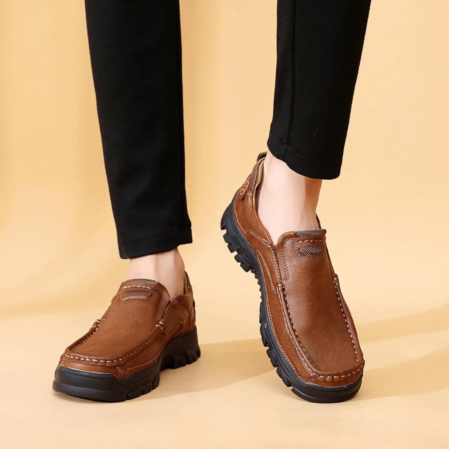 Men's Walking Sneakers, Luxury Leather Shoes, Casual Shoes, Men's Loafers
