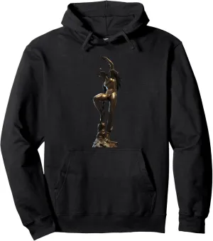 Mercury Fastening His Sandals Pullover Hoodie