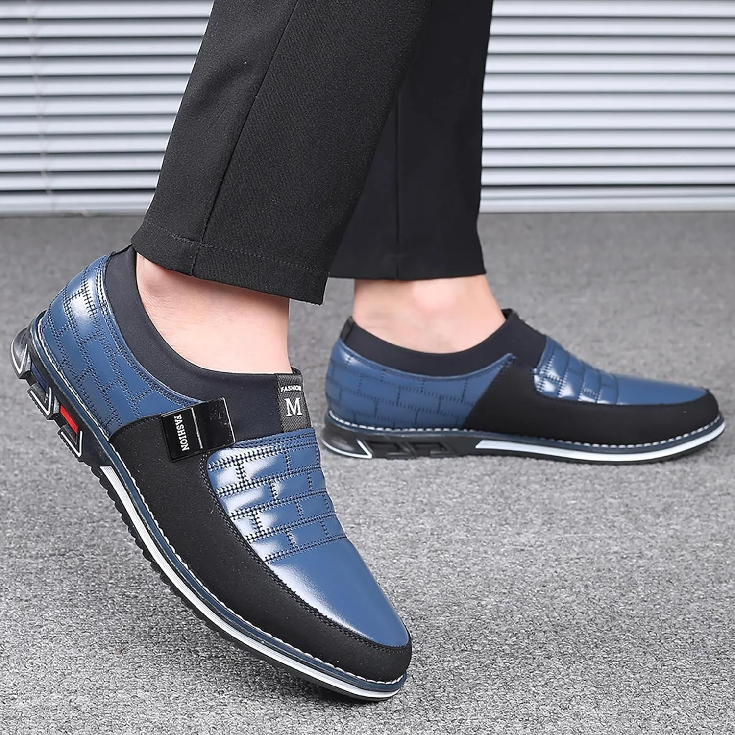 mes amis Mens Casual Loafers Business Shoes Fashion Dress Sneakers