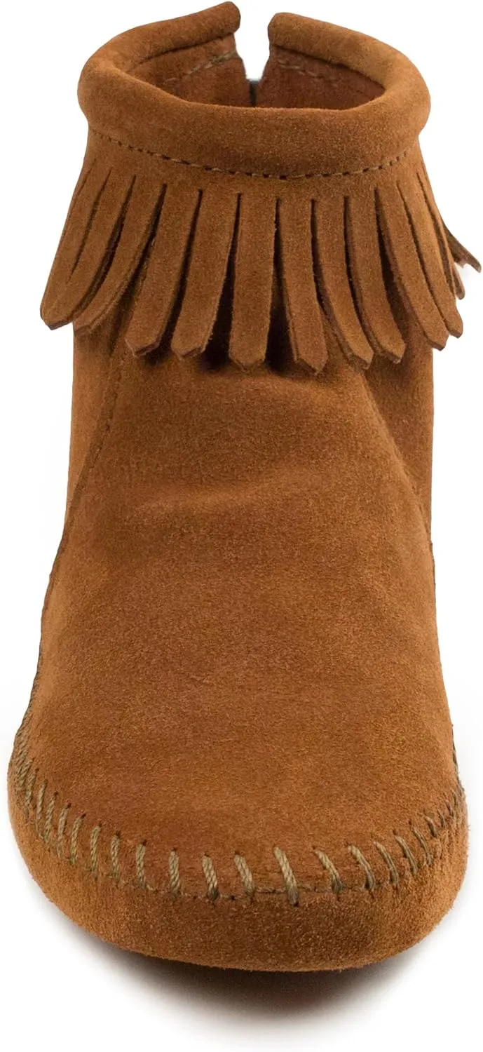 Minnetonka Women's Back-Zipper Bootie