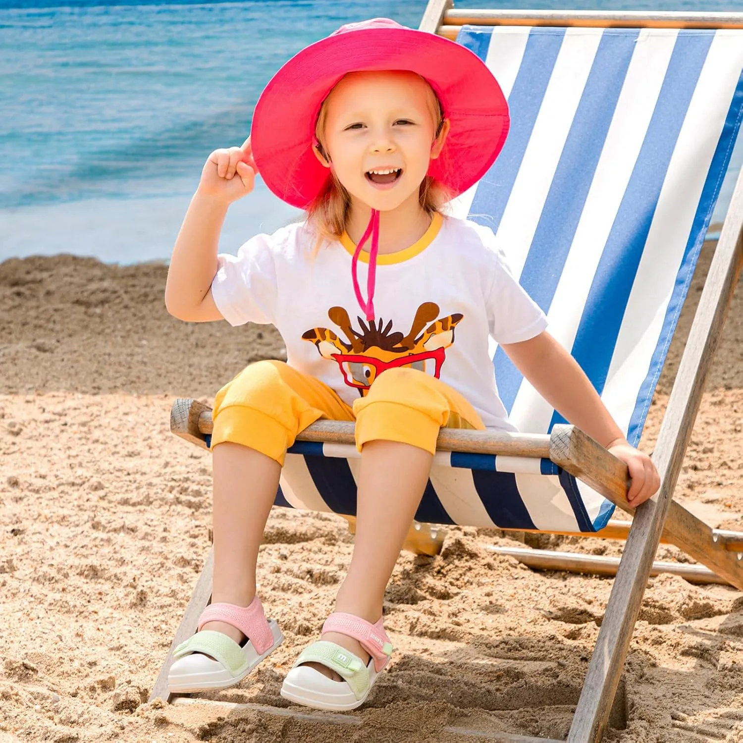 MK MATT KEELY Kids Sandals Boys Girls Summer Outdoor Non-slip Athletic Sandals Closed Toe Adjustable Sport Sandal Lightweight Beach Shower Shoes for Toddler/Little Kid