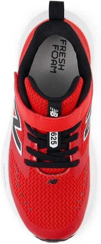New Balance Unisex-Child Fresh Foam 625 V1 Hook and Loop Running Shoe