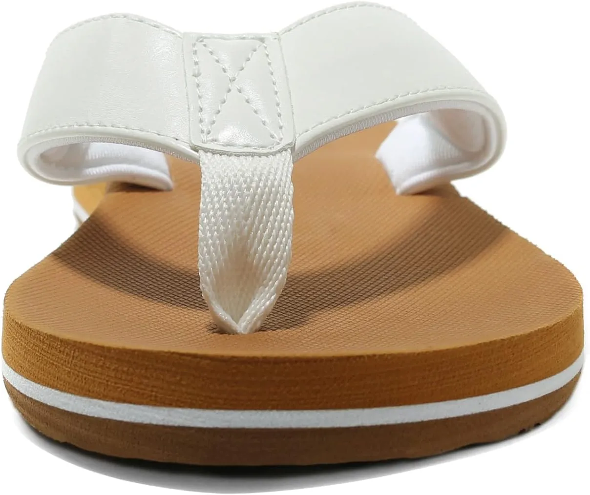 NewDenBer Women's Comfortable Flip Flops Lightweight Arch Support Summer Thong Sandals