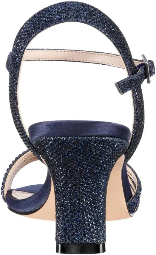NINA Nelena - Women's Sparkling Dress Sandals with Crystal Embellishments Shoes - Elegant and Comfortable heeled Sandals for Women - Casual and Dress - Women Shoes
