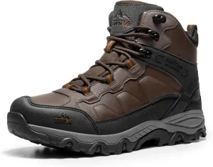 NORTIV 8 Men's Waterproof Hiking Boots Outdoor Mid Trekking Lightweight Mountaineering Shoes Paladin
