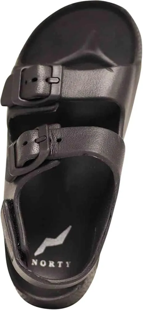 NORTY Toddler Sandals for Boys and Girls - Unisex Sandals for Kids - Toddler Summer Shoes With 2 Adjustable Buckle Straps