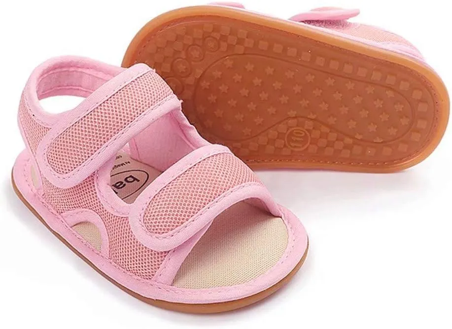 OAISNIT Baby Girls Boys Sandals Premium Breathable Anti-Slip Rubber Sole Infant Summer Outdoor Shoes Toddler First Walkers