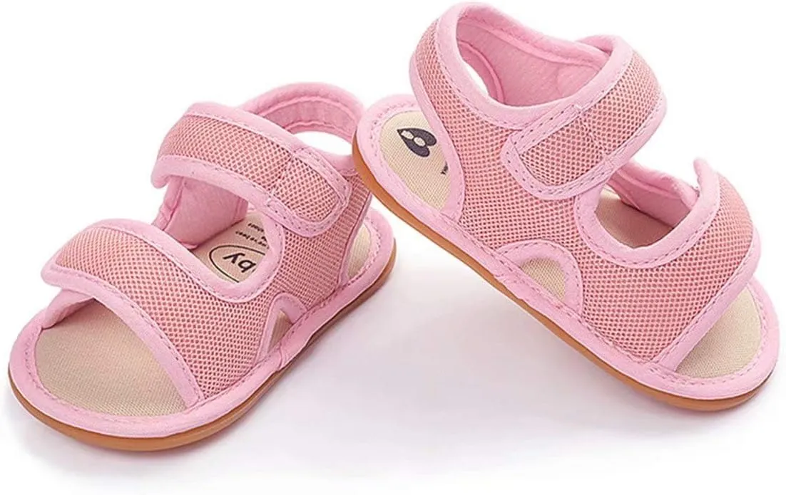 OAISNIT Baby Girls Boys Sandals Premium Breathable Anti-Slip Rubber Sole Infant Summer Outdoor Shoes Toddler First Walkers
