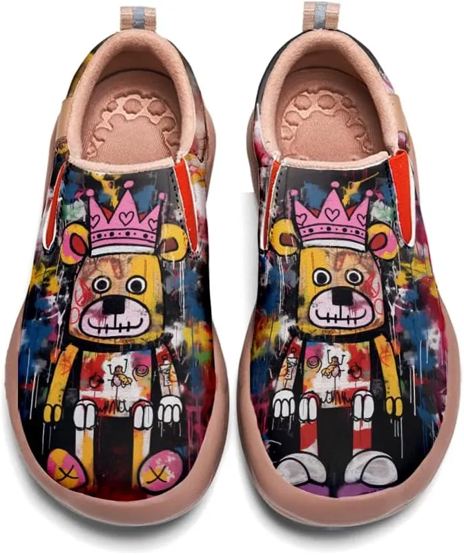 Onehorse Women's Painted Travel Shoes Comfortable Slip-Ons Casual Loafers Graffiti Fashion Sneaker