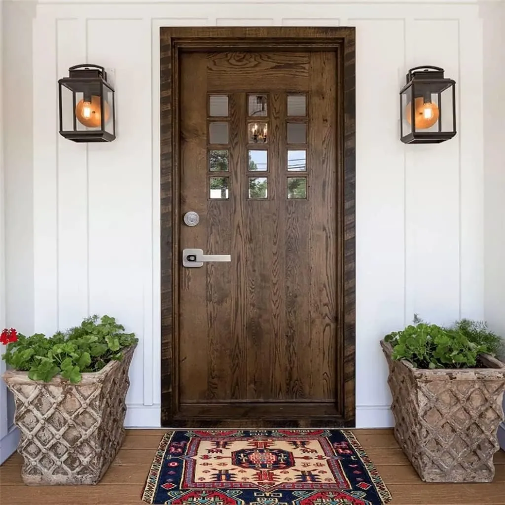 Oriental Rug Art Culture Non-Slip Doormat Living Room Mat Bag Face Floor Carpet Entrance Door Rug Home Decorative