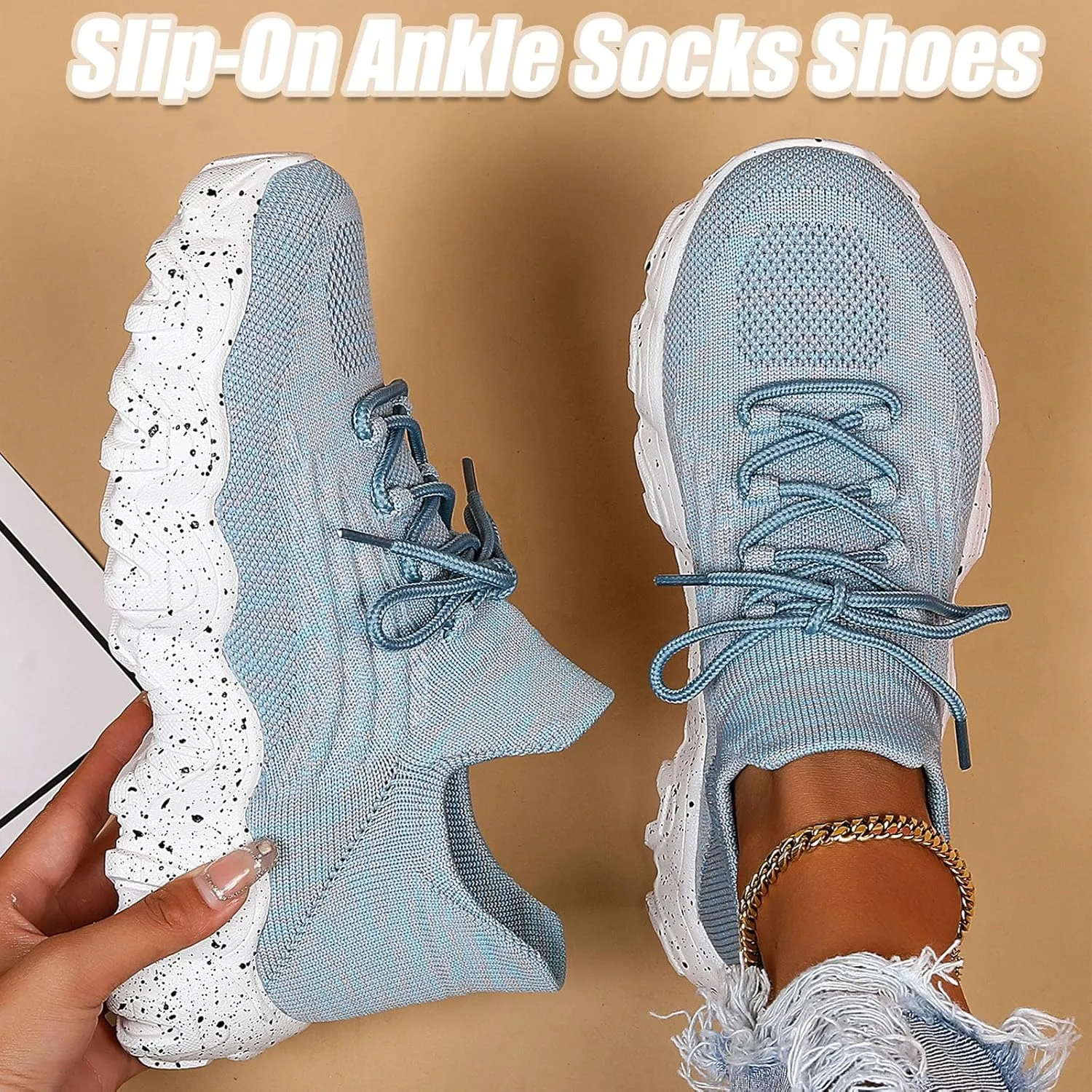 Ortho Cloud Women's Shoes, Izarna Simplysnug Womens Mesh Breathable Non-Slip Lightweight Casual Shoes, 2024 Summer Lace Up Low Top Slip On Sneakers