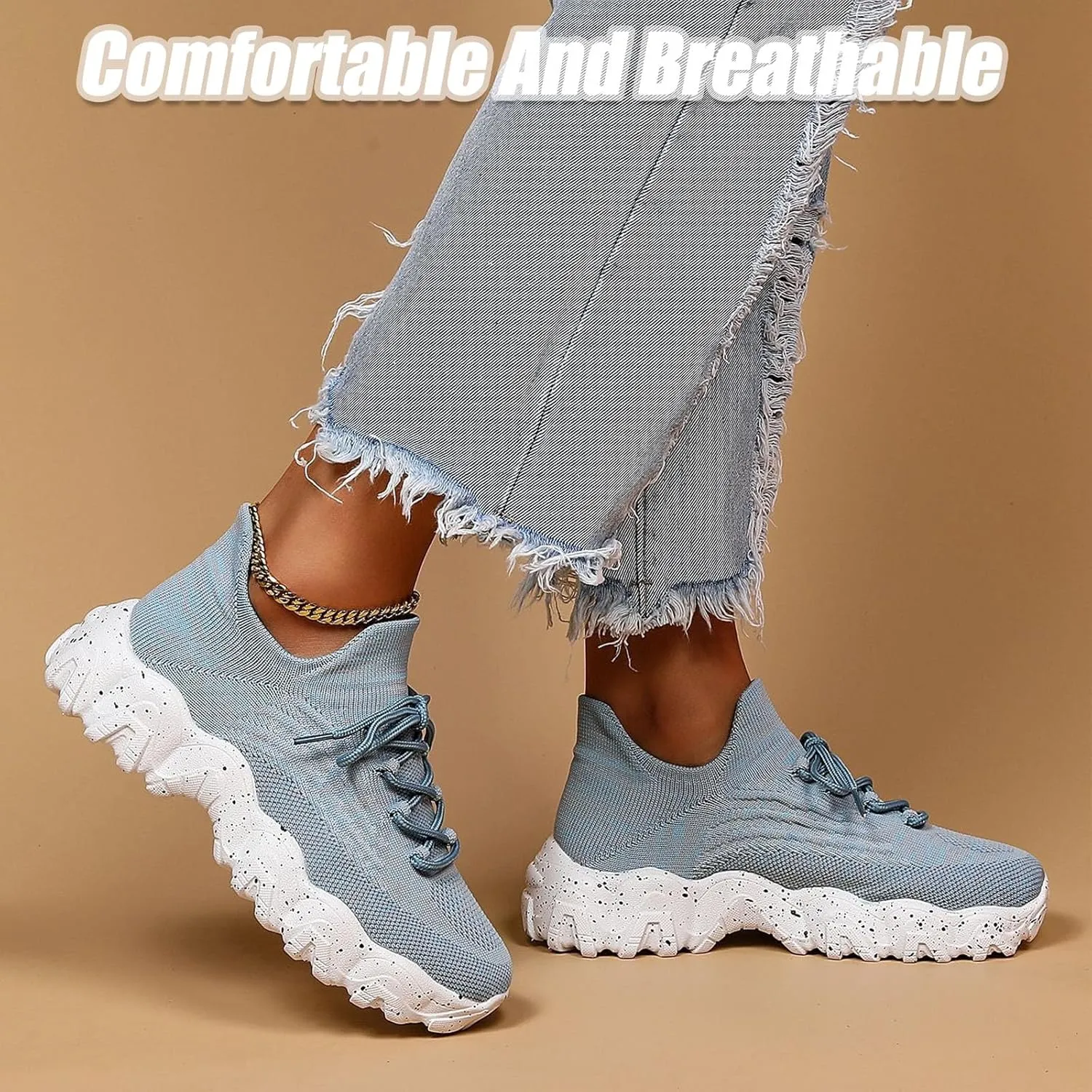 Ortho Cloud Women's Shoes, Izarna Simplysnug Womens Mesh Breathable Non-Slip Lightweight Casual Shoes, 2024 Summer Lace Up Low Top Slip On Sneakers