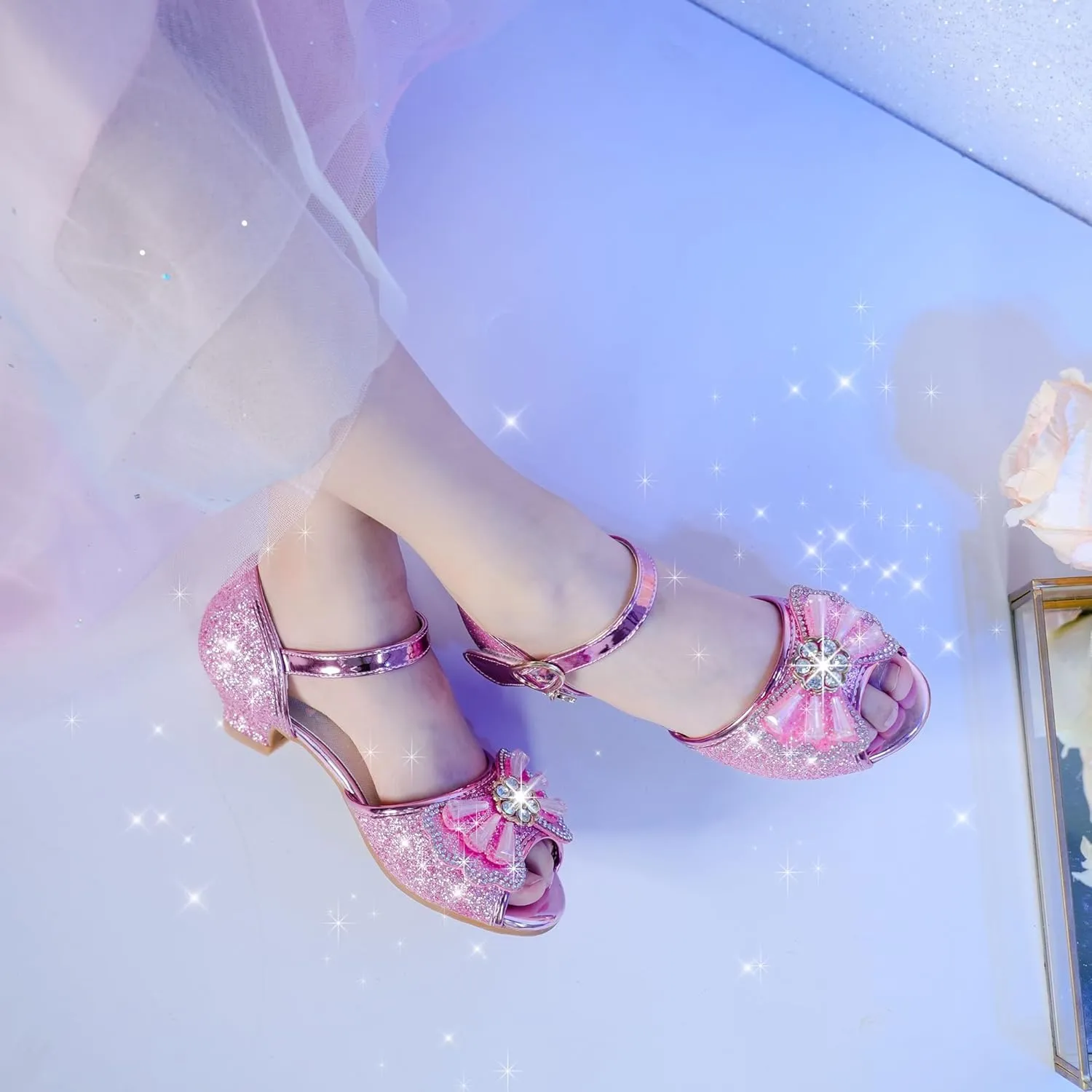 Osinnme Toddler Little Big Kid Girls Wedding Sandals