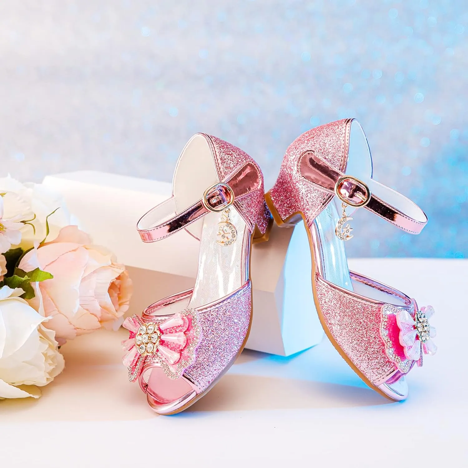 Osinnme Toddler Little Big Kid Girls Wedding Sandals