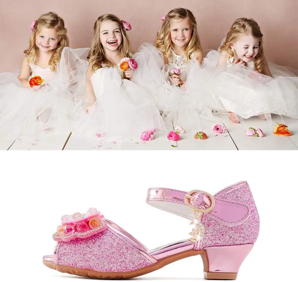 Osinnme Toddler Little Big Kid Girls Wedding Sandals
