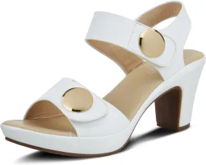 PATRIZIA Spring Step Dade Sandals for Women - Ladies Casual Platform Sandal with Hook and Loop - Slip-On Womens Sandals for Any Event