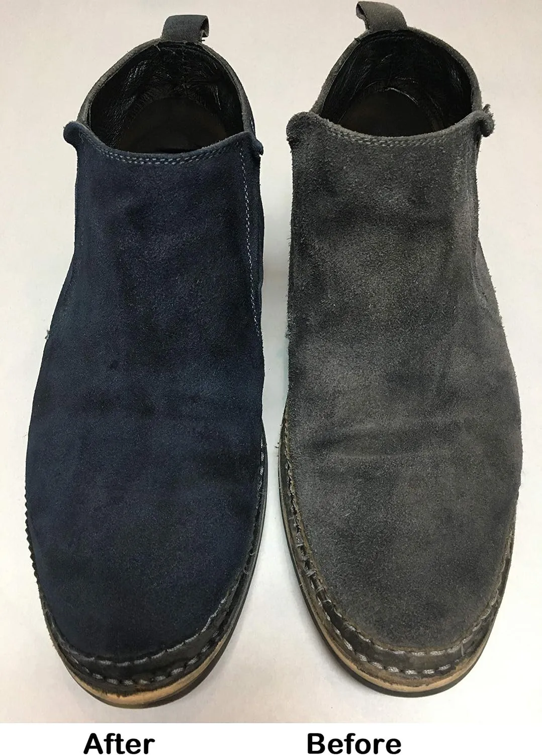 pedag Suede Cleaner and Textile Color Restorer, 3 pc Cleaning and Care Kit for Shoes and Boots, Made in Germany, Navy Blue