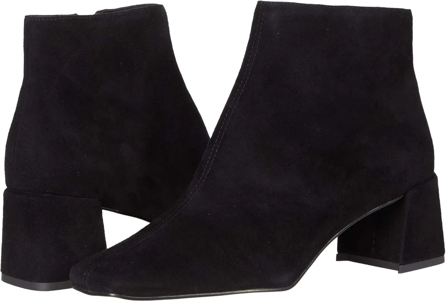 Pelle Moda Aliya Black Suede Ankle Boots