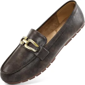 Penny Loafers for Women Comfortable: Dress Casual Slip On Business Flats for Work - Fashion Dressy Walking Loafer