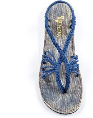 Plaka Seashell Comfortable Womens Sandals | Strappy Sandals for Women Dressy Style Perfect for Beach Walk and Poolside