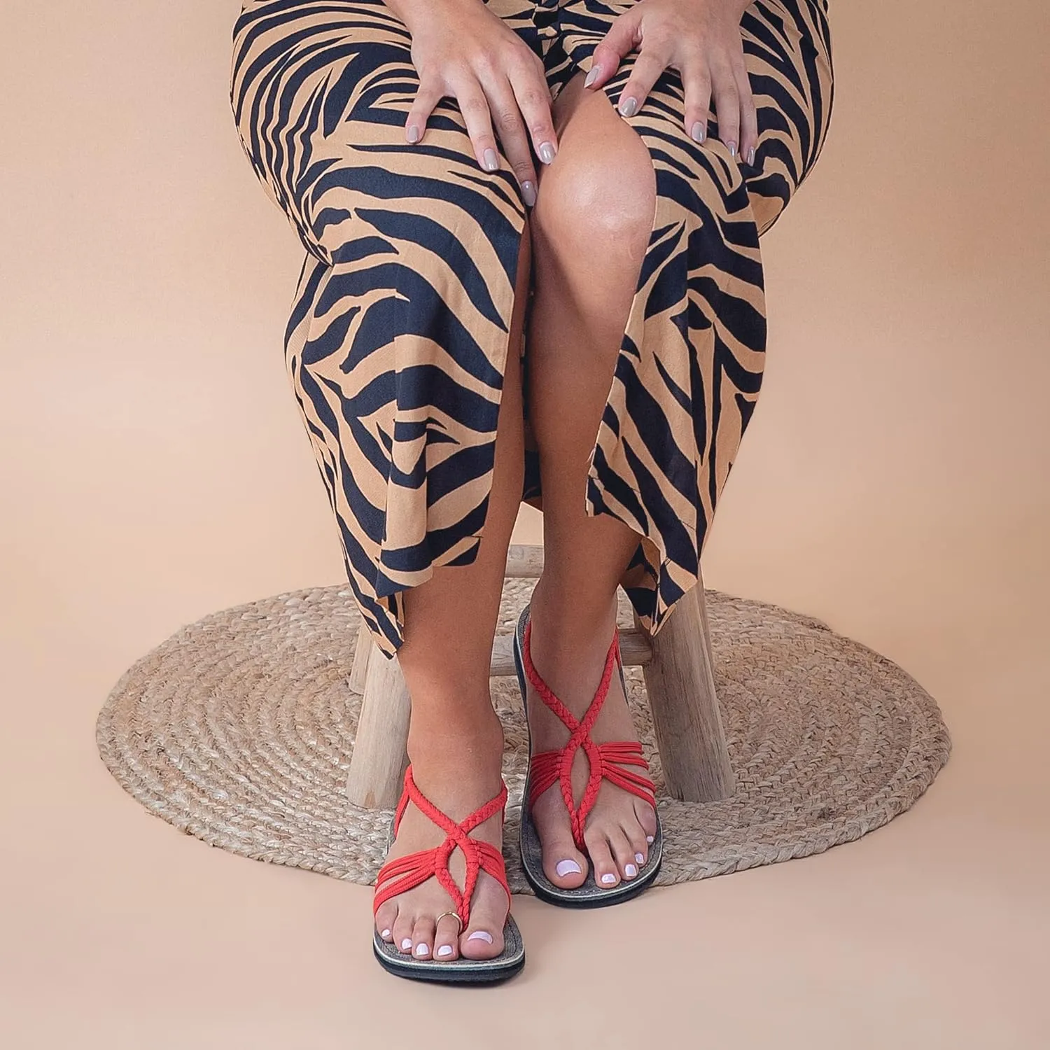 Plaka Seashell Comfortable Womens Sandals | Strappy Sandals for Women Dressy Style Perfect for Beach Walk and Poolside