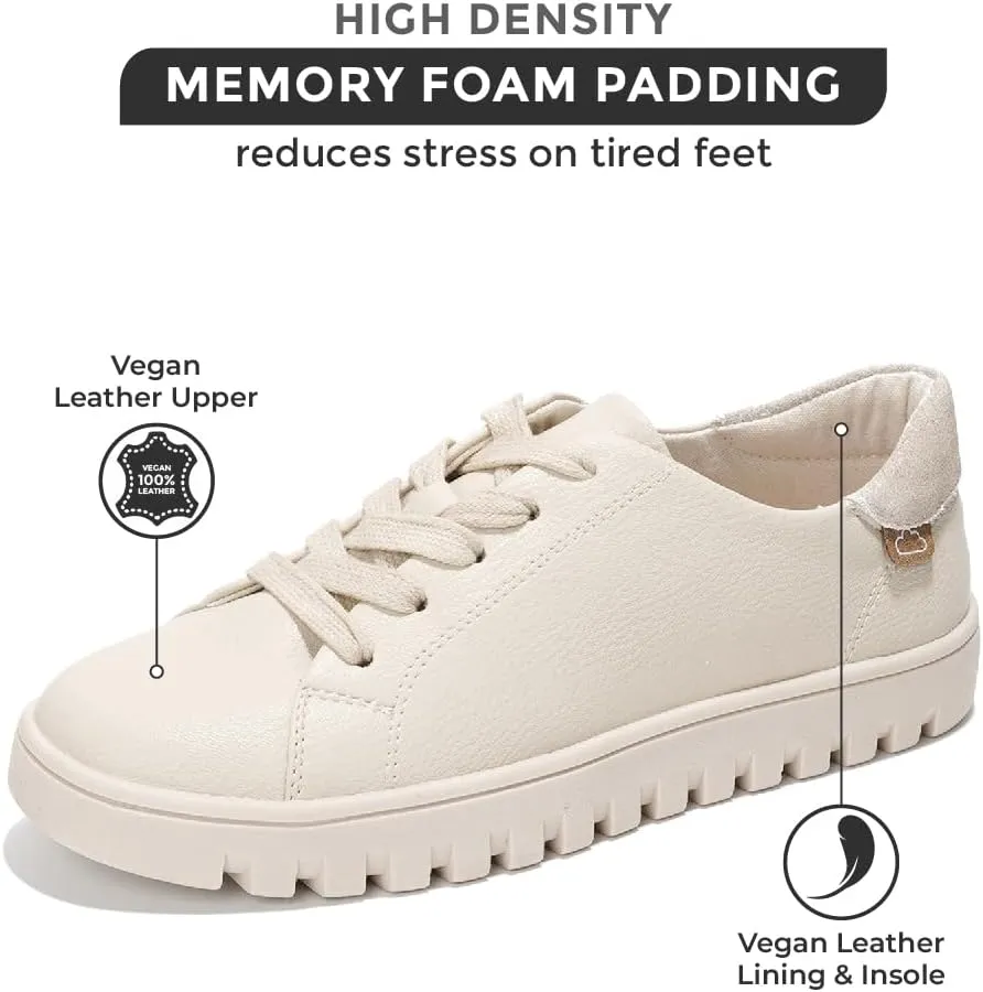 Project Cloud Fashion Shoes for Women - Comfortable Womens Shoes with Memory Foam - Non Slip Spring Womens Footwear Flexible Sole - Fashion Sneakers for Women 2025
