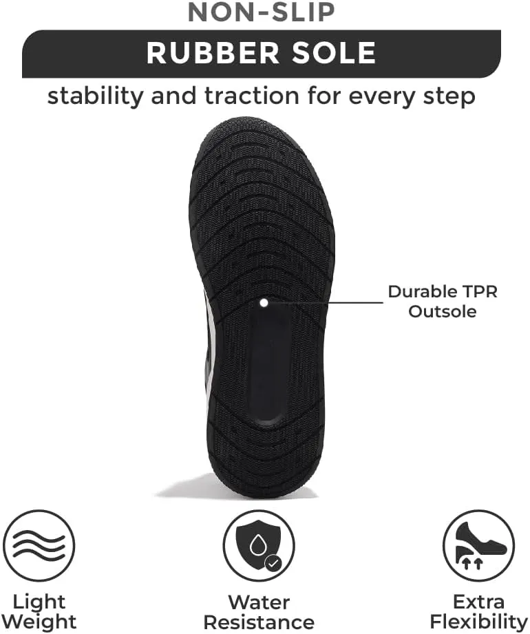 Project Cloud Sneakers for Men Shoes - Memory Foam Insole Non-Slip Casual Shoes for Men Footwear - Lightweight Vegan Leather Fashion Sneakers (Kurt)