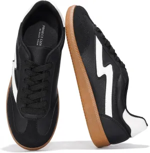 Project Cloud Sneakers for Women - Lace-Up Shoes for Women Trendy Women Sneakers with Memory Foam Insole Women's Fashion Sneakers Non-Slip Womens Shoes (Irita)